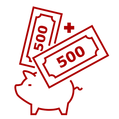 Odměna 500 Kč