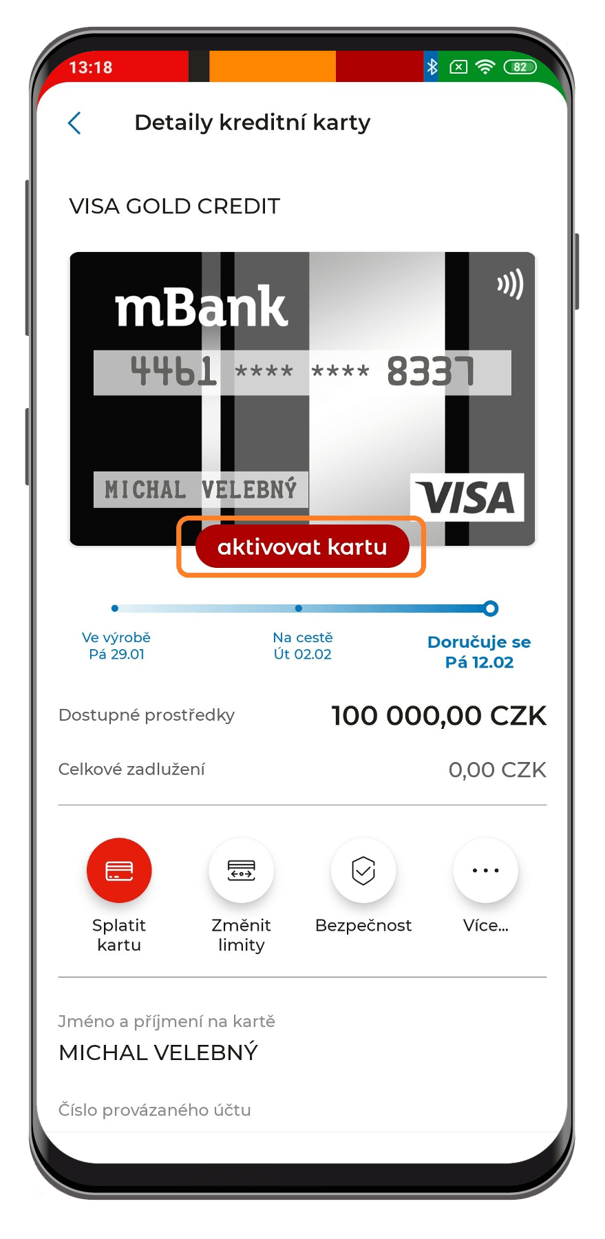 Jak platit kartou online mBank?