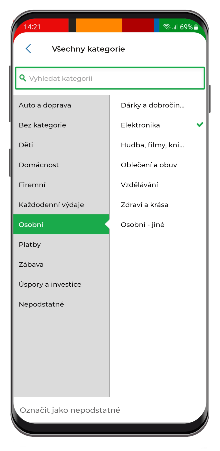 Analýza historie - mobilní aplikace mBank | mBank.cz