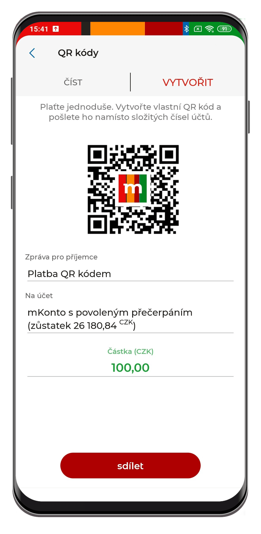 Jak nastavit platbu QR kódem?