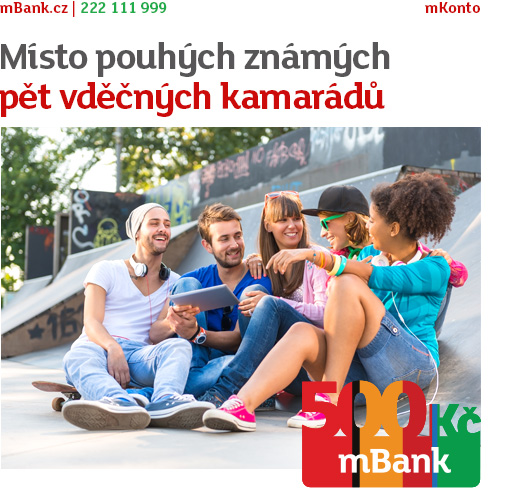 Místo pouhých známých pět vděčných kamarádů